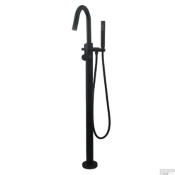 Badkraan Wiesbaden Caral Vrijstaand Mengkraan Compleet Matzwart