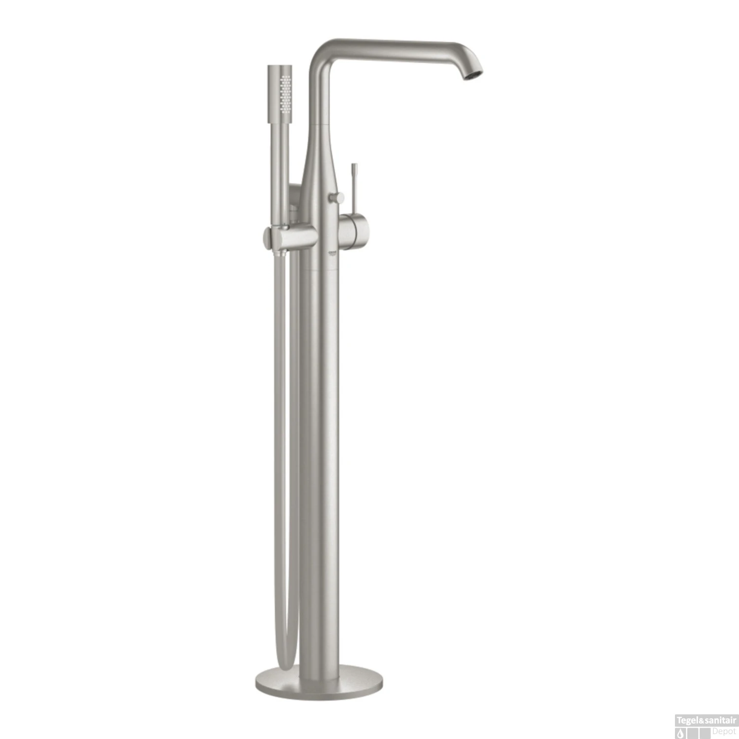 Vrijstaande Badkraan Grohe Essence New Met Douchegarnituur Supersteel