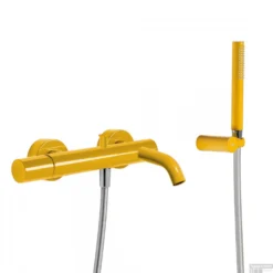 Badmengkraan Tres Study Colors Met Handdouche 29.2x16.5 Cm Rond Geel