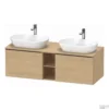 Badmeubel Duravit D-Neo Wand 140x55x45.9 Cm Mat Natuur Eiken