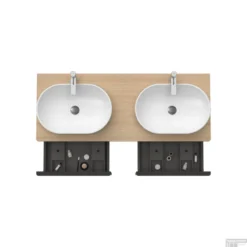 Badmeubel Duravit D-Neo Wand 140x55x45.9 Cm Mat Natuur Eiken -Baden Luxe Verkoop badmeubel duravit d neo wand 1400x550x459 mm mat natuur eiken 3