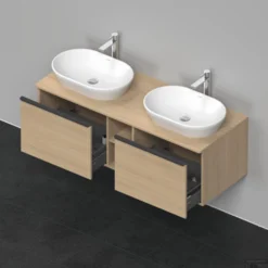 Badmeubel Duravit D-Neo Wand 140x55x45.9 Cm Mat Natuur Eiken -Baden Luxe Verkoop badmeubel duravit d neo wand 1400x550x459 mm mat natuur eiken 5