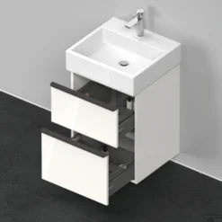 Badmeubel Duravit D-Neo Wand 48.4x44.2x62.5 Cm Hoogglans Wit -Baden Luxe Verkoop badmeubel duravit d neo wand 484x442x625 mm hoogglans wit 5