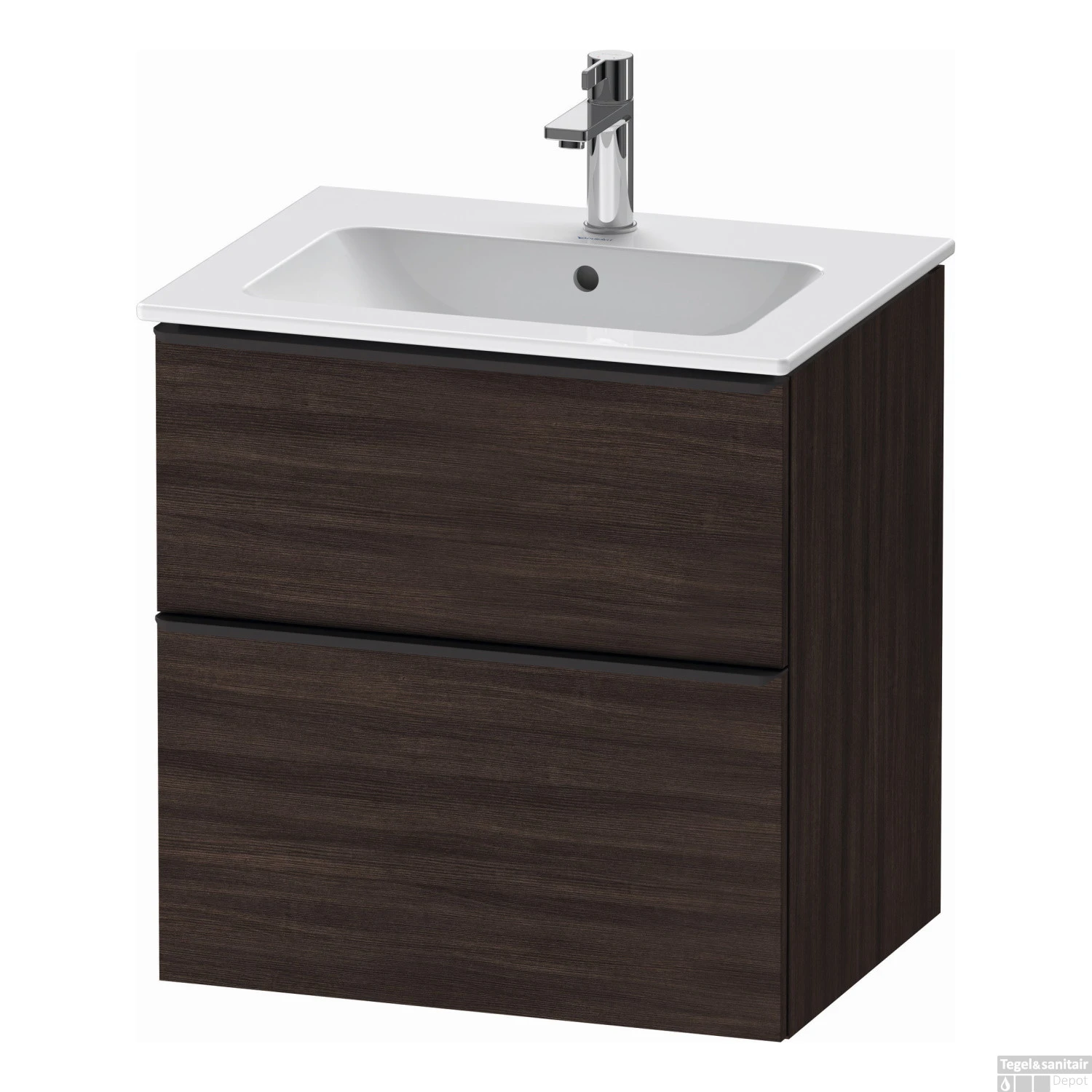 Badmeubel Duravit D-Neo Wand 61x46.2x62.5 Cm Mat Kastanje (Donker) 1 Badmeubel Duravit D-Neo Wand 61x46.2x62.5 Cm Mat Kastanje (Donker)