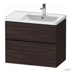 Badmeubel Duravit D-Neo Wand 78.4x45.2x62.5 Cm Rechts Mat Kastanje (Donker)