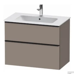 Badmeubel Duravit D-Neo Wand 81x46.2x62.5 Cm Mat Basalt