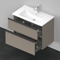 Badmeubel Duravit D-Neo Wand 81x46.2x62.5 Cm Mat Basalt -Baden Luxe Verkoop badmeubel duravit d neo wand 810x462x625 mm mat basalt 5