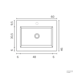 Badmeubelset BWS Salt 60x46cm Met Grepen (Kleurkeuze) 2 Lades Met Wastafel Acryl Scotch Oak -Baden Luxe Verkoop badmeubelset bws salt 60x46cm met grepen kleurkeuze 2 lades met wastafel acryl 1 kraangat scotch oak tec