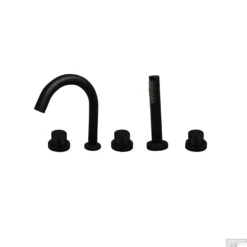 Badrandkraan Combinatie Boss & Wessing 5-Gats Compleet Mat Zwart