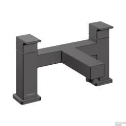 Badrandmengkraan HansGrohe Vernis Shape 2-Gats Mat Zwart