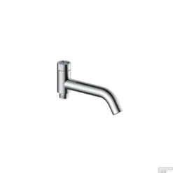 Baduitloop Sanilux Universeel Draaibaar Messing Chroom Rond