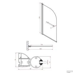 Badwand Boss & Wessing Bibi Afgerond 80x140cm Scharnierend Omkeerbaar 6mm 9 Badwand Boss & Wessing Bibi Afgerond 80x140cm Scharnierend Omkeerbaar 6mm -Baden Luxe Verkoop badwand boss wessing bibi afgerond 80x140cm scharnierend omkeerbaar 6mm tech