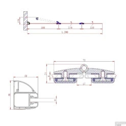 Badwand Boss & Wessing Bibi Recht 120x140cm Scharnierend 3-delig Omkeerbaar 6mm 5 Badwand Boss & Wessing Bibi Recht 120x140cm Scharnierend 3-delig Omkeerbaar 6mm -Baden Luxe Verkoop badwand boss wessing bibi recht 120x140cm scharnierend 3 delig omkeerbaar 6mm tech