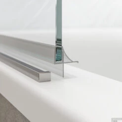 Badwand Sealskin Hooked Omkeerbaar 75x140 Cm Zilver -Baden Luxe Verkoop badwand sealskin hooked omkeerbaar 75x140 cm zilver 8720198000959 4