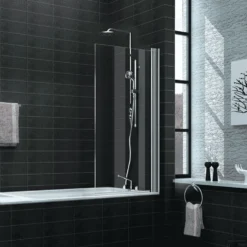 Badwand Wiesbaden Muurprofiel 80x150cm 6mm NANO Coating