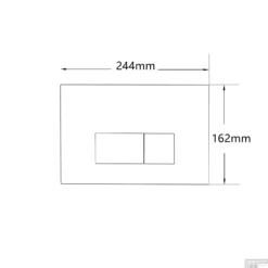 Bedieningsplaat Qeramiq Push Met DualfFush Frontbediening Metaal Rechthoek Koper -Baden Luxe Verkoop bedieningsplaat qeramiq push met dualffush frontbediening metaal rechthoek tech 1