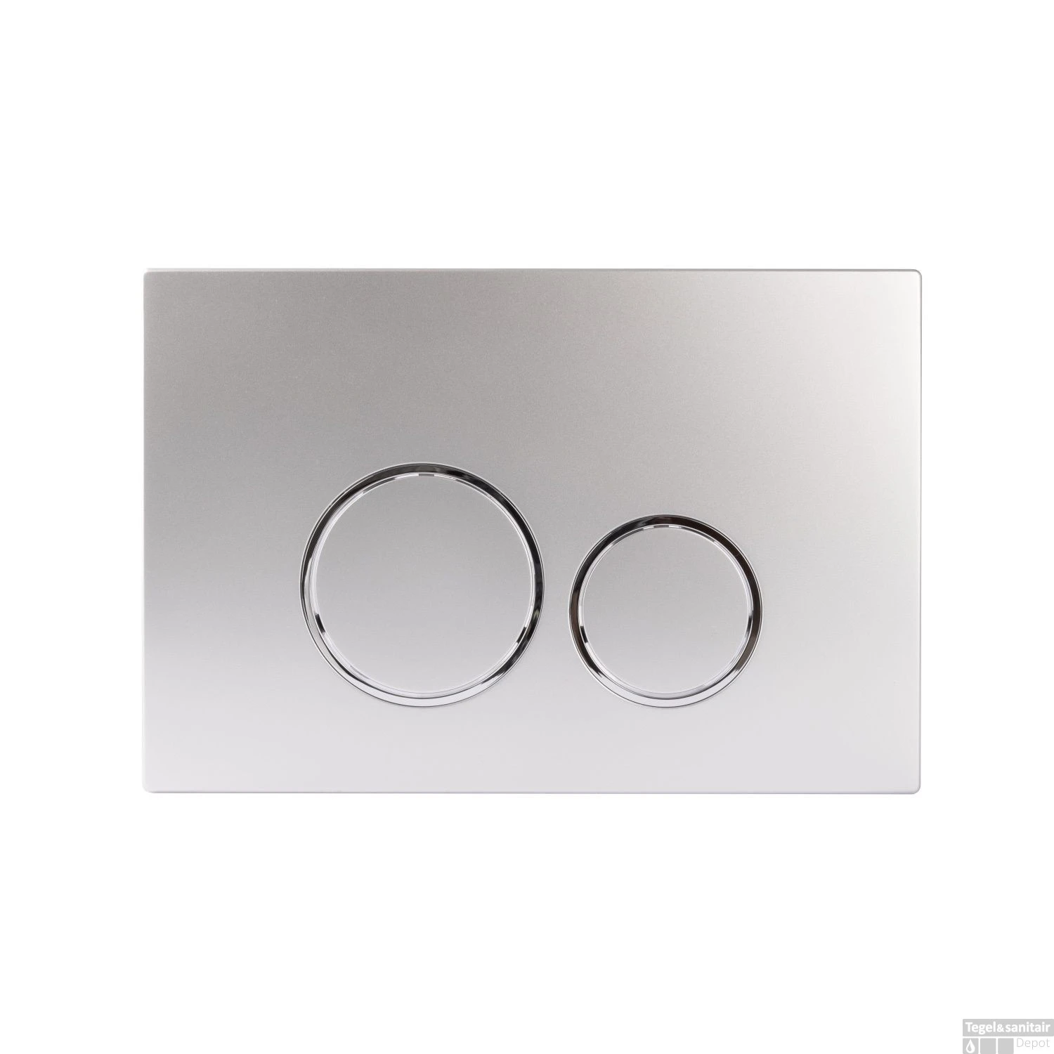 Bedieningsplaat StarBlueDisc Doppio 20 TBV Geberit UP100 UP320 UP300 UP700 UP720 Mat Chroom