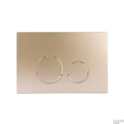 Bedieningsplaat StarBlueDisc Doppio 45 TBV Geberit UP100 UP320 UP300 UP700 UP720 Champagne Goud