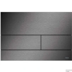 Bedieningsplaat Toilet TECE Square II Geborsteld Zwart Chroom