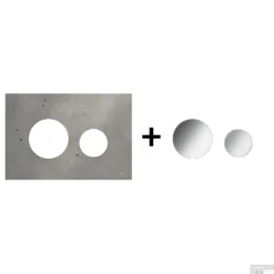 Drukplaat Front En Toetsen TECE Loop Voor WC-Bediening Beton 13 Drukplaat Front En Toetsen TECE Loop Voor WC-Bediening Beton -Baden Luxe Verkoop beton glanzendchroom