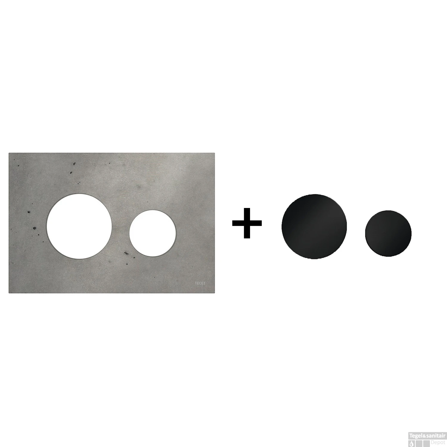 Drukplaat Front En Toetsen TECE Loop Voor WC-Bediening Beton 8 Drukplaat Front En Toetsen TECE Loop Voor WC-Bediening Beton - Afbeelding 8