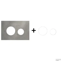 Drukplaat Front En Toetsen TECE Loop Voor WC-Bediening Beton 20 Drukplaat Front En Toetsen TECE Loop Voor WC-Bediening Beton -Baden Luxe Verkoop beton wit