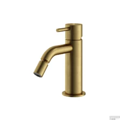 Bidetmengkraan Hotbath Archie Geborsteld Messing PVD