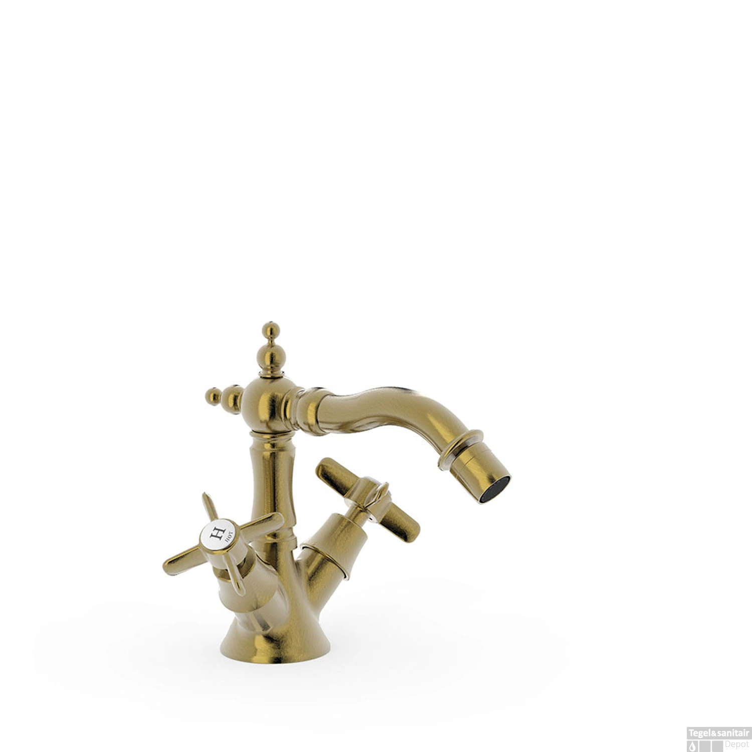 Bidetmengkraan Tres Clasic 2 Kruisgreep Klassiek Verouderd Messing 1 Bidetmengkraan Tres Clasic 2 Kruisgreep Klassiek Verouderd Messing