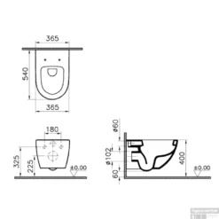 Grohe Rapid SL Toiletset Set14 B&W Zero Diepspoel Met Grohe Arena Of Skate Drukplaat -Baden Luxe Verkoop boss en wessing sero diepspoel plg0271790 tech 2