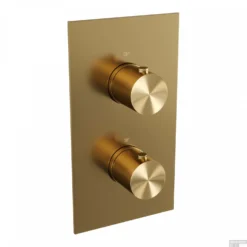 BRAUER Gold Edition Thermostatisch Douchepaneel 2-weg Calacatta Gold SET 01 -Baden Luxe Verkoop brauer gold edition douchepaneel pvd 4