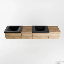 MONDIAZ BUKLA 200cm Badmeubel Met Module 40 Links Kleur Washed Oak Met 4 Lades. Wastafel CLOUD Dubbel 0 Kraangaten Kleur Urban. 10 MONDIAZ BUKLA 200cm Badmeubel Met Module 40 Links Kleur Washed Oak Met 4 Lades. Wastafel CLOUD Dubbel 0 Kraangaten Kleur Urban. -Baden Luxe Verkoop bukla2 modulair washed oak planchet urban google 3 0018