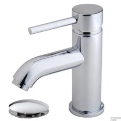 BWS Chepri Kiwa Wastafelmengkraan Laag, Clickwaste Chroom