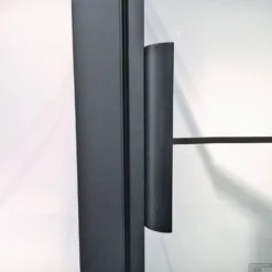 BWS Douchecabine Frame 90x100 Cm 8 Mm NANO Glas Mat Zwart Raster 8 BWS Douchecabine Frame 90x100 Cm 8 Mm NANO Glas Mat Zwart Raster -Baden Luxe Verkoop bws deur framed detail 2 1