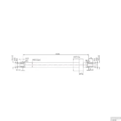 BWS Douche-Arm Luxe Rond Plafondbevestiging 30 Cm Mat Zwart -Baden Luxe Verkoop bws douche arm luxe rond plafondbevestiging 30 cm mat zwart tech