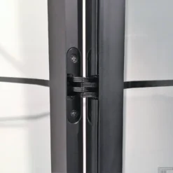 BWS Douchecabine Frame 110x120 Cm 8 Mm NANO Glas Mat Zwart Raster -Baden Luxe Verkoop bws douchecabine frame mat zwart raster sfeer3 40