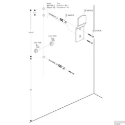 BWS Douchepaneel Ernie Met Thermostatische Kraan 148x22 Cm RVS -Baden Luxe Verkoop bws douchepaneel erie met thermostatische kraan rvs tech3