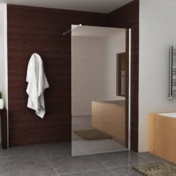 BWS Eco Inloopdouche Met Muurprofiel 50x200cm 8mm NANO Coating