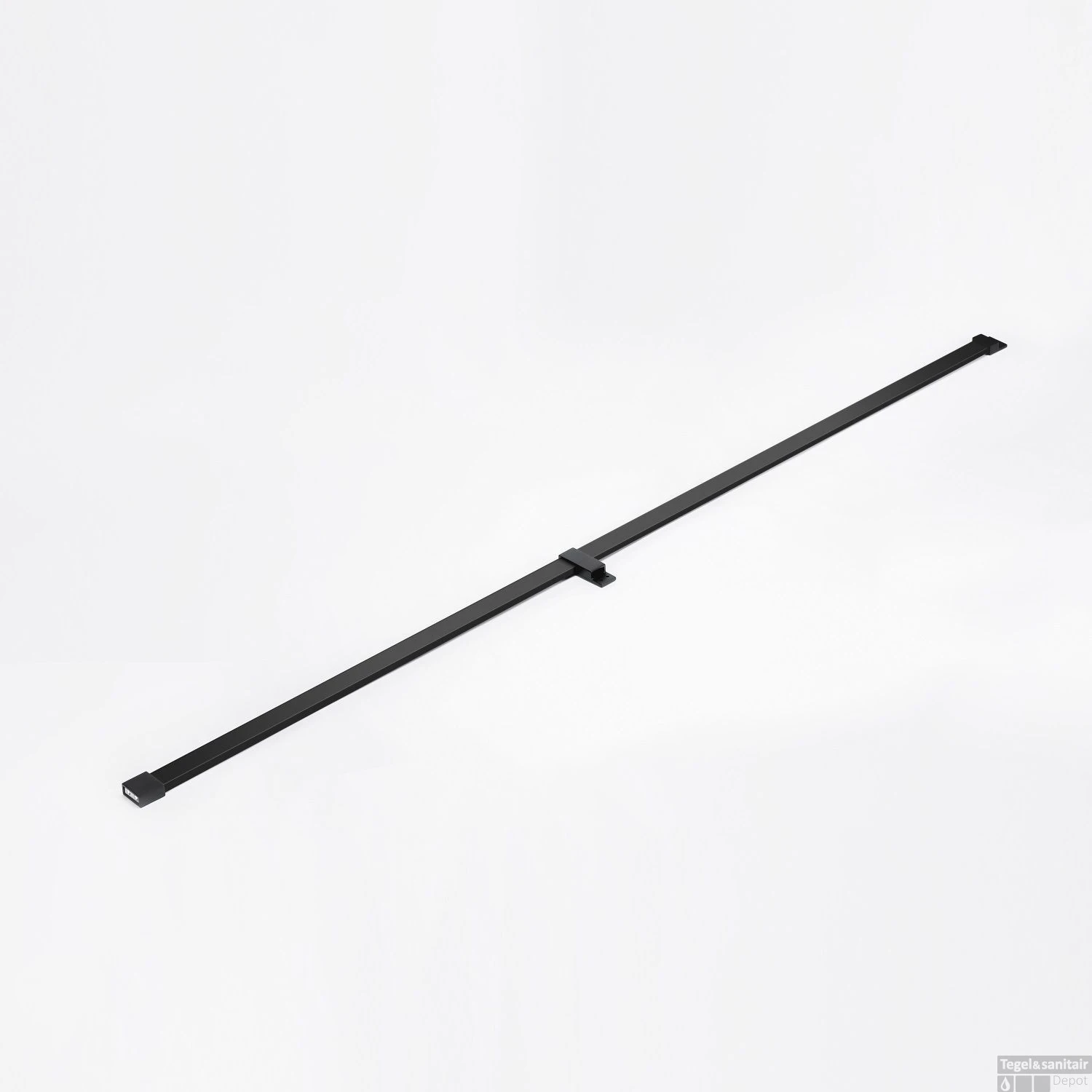 BWS Frame Wandbeugel Inkortbaar 150 Cm Mat Zwart 1 BWS Frame Wandbeugel Inkortbaar 150 Cm Mat Zwart