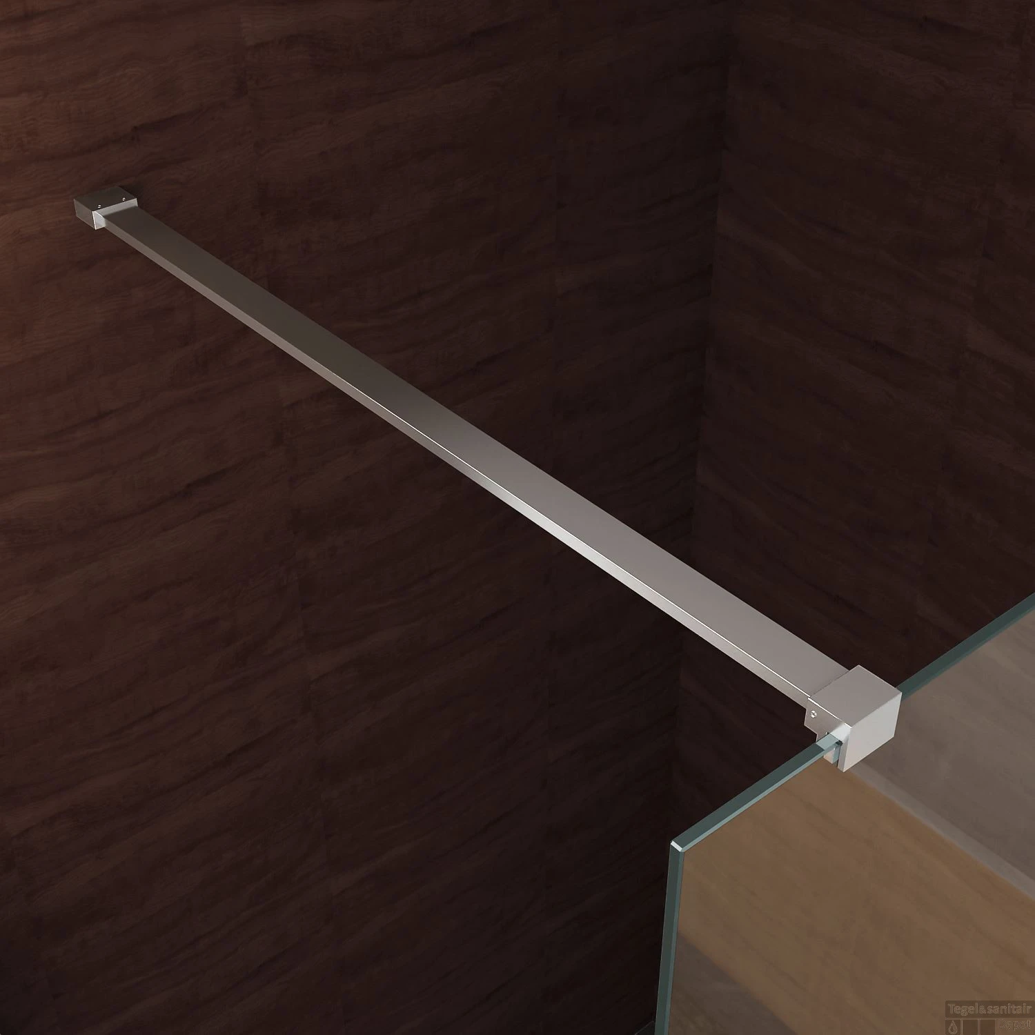 BWS Douchewand Rookglas 10mm | Nano Coating | Inloopdouche (Alle Maten) 3 BWS Douchewand Rookglas 10mm | Nano Coating | Inloopdouche (Alle Maten) - Afbeelding 3