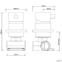 BWS Mengkraan Inbouw Zonder Uitloop Chroom -Baden Luxe Verkoop bws mengkraan inbouw zonder uitloop chroom tech