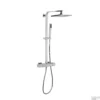 BWS Regendoucheset Thermostatisch Square Met Handdouche Chroom