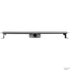 BWS RVS Douchegoot Met Flens Inclusief Sifon En Haarfilter Standaard Rooster 120 Cm -Baden Luxe Verkoop bws rvs douchegoot met flens inclusief sifon en haarfilter standaard rooster 120cm 1