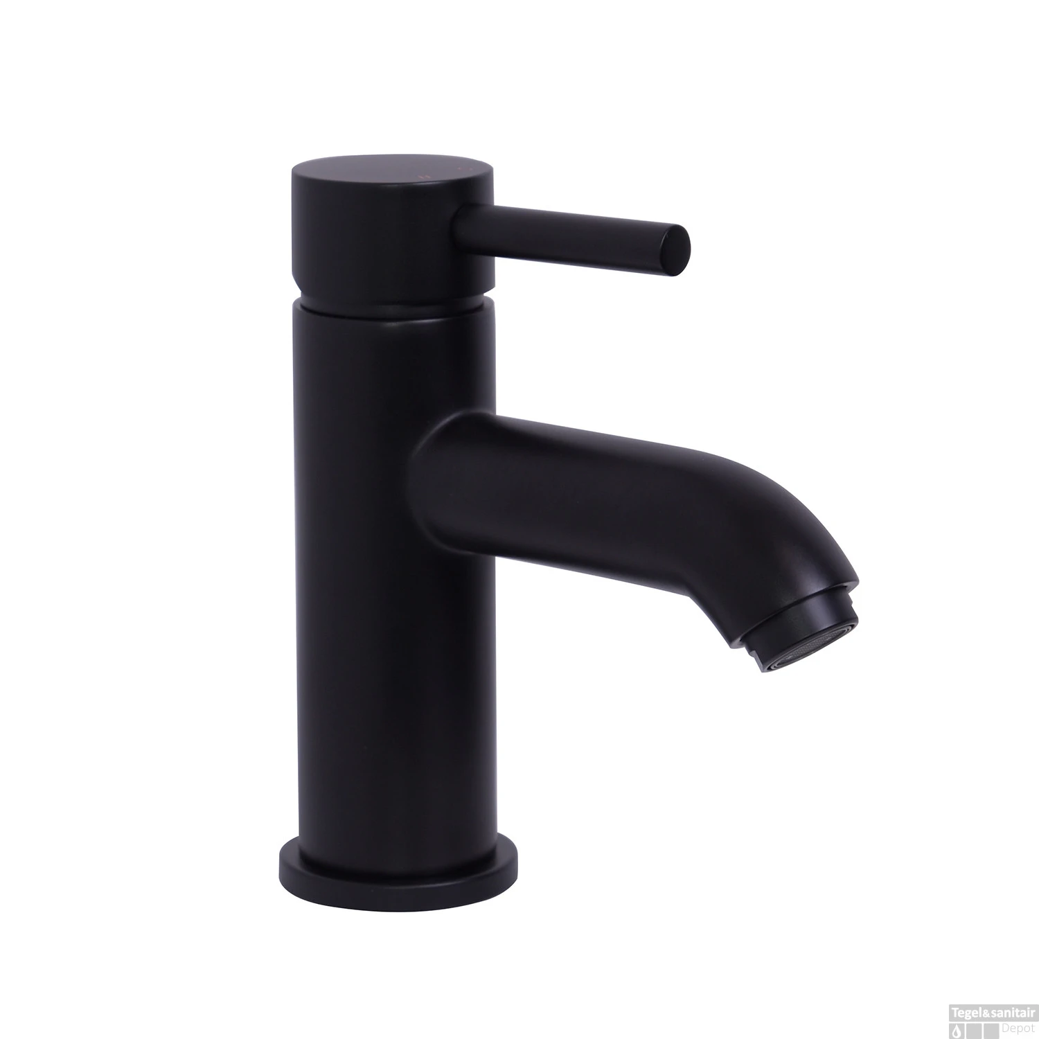 BWS Wastafelmengkraan Codos Laag Model Mat Zwart 1 BWS Wastafelmengkraan Codos Laag Model Mat Zwart