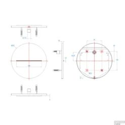 Cascade Salenzi Giro Inbouw Watervaluitloop Mat Zwart -Baden Luxe Verkoop cascade salenzi giro inbouw 22cm mat zwart tech