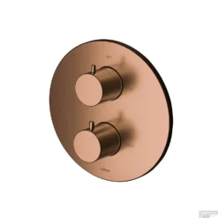 Douchethermostaat Hotbath Cobber Inbouw 2-weg Geborsteld Koper (excl. Inbouwdeel)