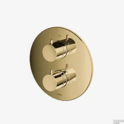 Douchethermostaat Hotbath Cobber Inbouw 2-weg Gepolijst Messing (excl. Inbouwdeel)