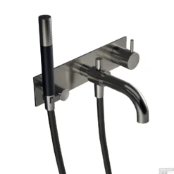 Inbouw Badmengkraan Hotbath Cobber Automatische Omstelinrichting Verouderd IJzer (incl. Doucheset)