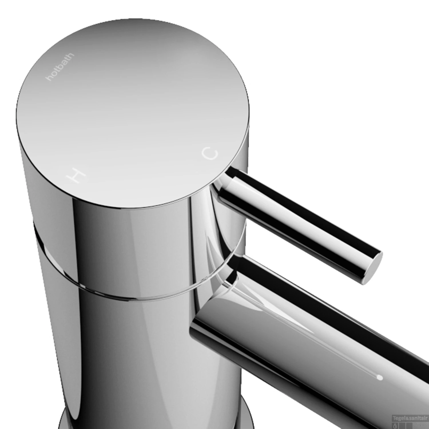 Wastafelmengkraan Hotbath Cobber 3 Gats 2-hendel Gebogen 26.1 Cm Chroom 2 Wastafelmengkraan Hotbath Cobber 3 Gats 2-hendel Gebogen 26.1 Cm Chroom - Afbeelding 2