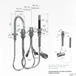 Inbouw Badrandcombinatie Hotbath Cobber Met Uitloop En 2-weg Omstel Chroom (incl. Handdouche) -Baden Luxe Verkoop cb073cr inbouw badrandcombinatie hotbath cobber met uitloop en 2 weg omstel chroom incl. handdouche tech