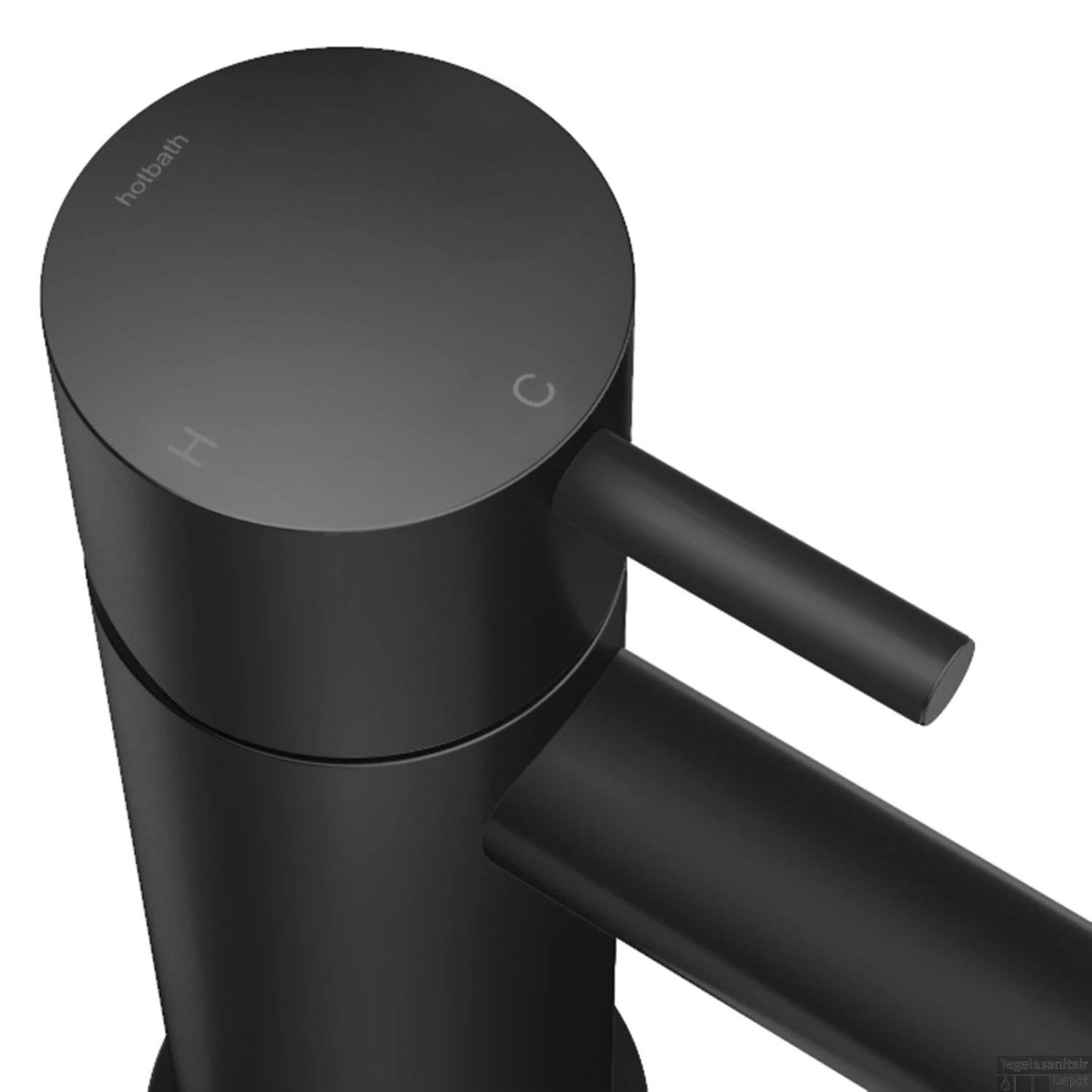 Inbouw Badrandcombinatie Hotbath Cobber Met 2-weg Omstel Mat Zwart (incl. Handdouche) - Afbeelding 2